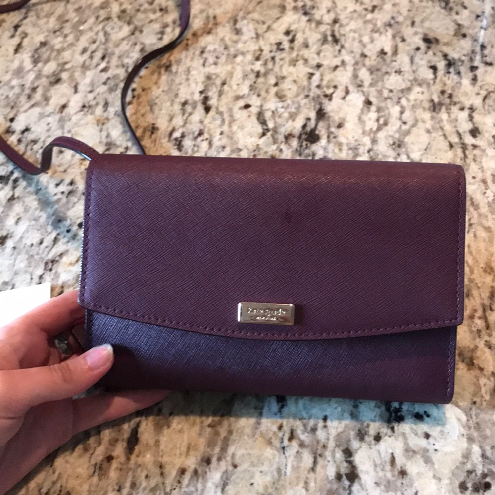 Burgundy Kate Spade Purse